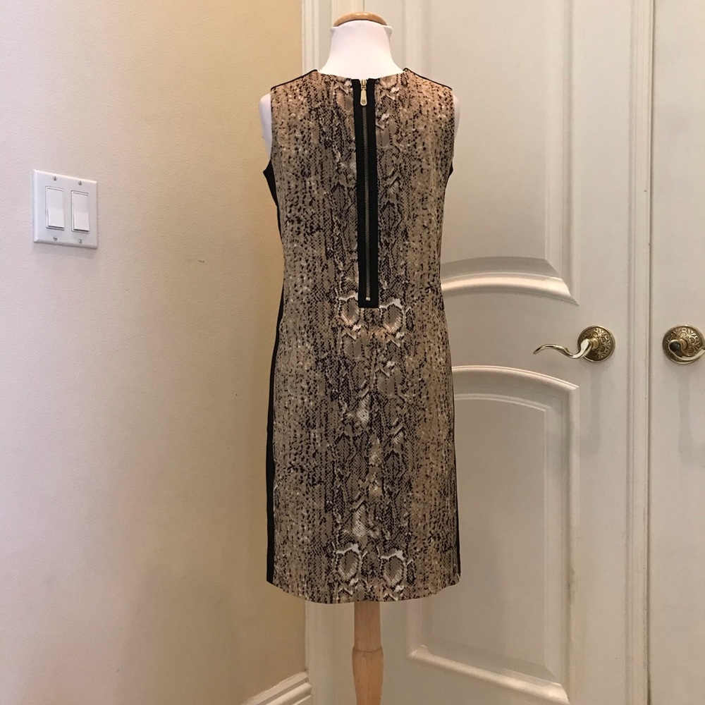 Nwot Vince Camuto Python Print Shift Career Dress - image 3